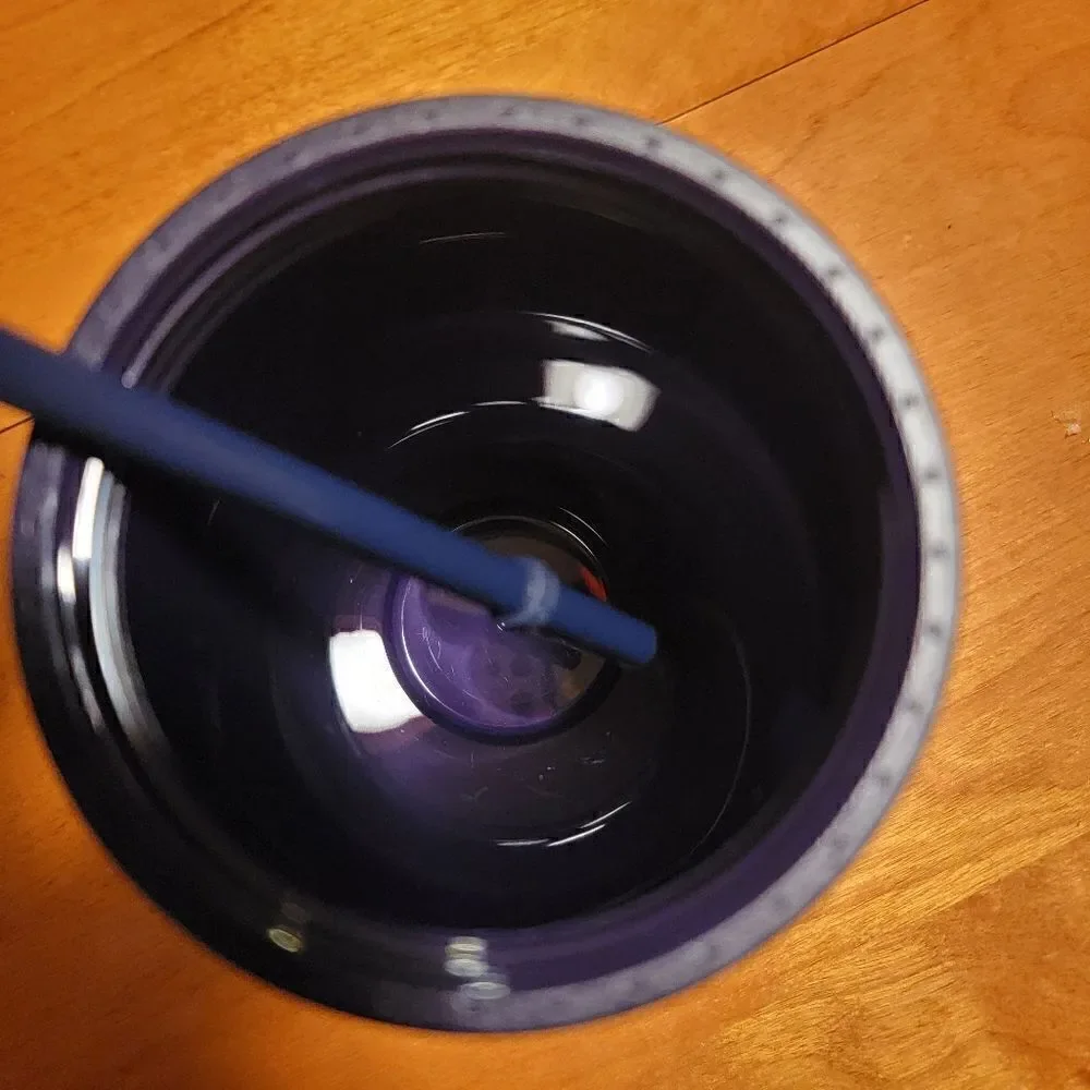 Starbucks 2020 Holiday Navy Glitter Ombré 16oz Tumbler NWT
